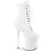 Pleaser - FLAMINGO1020 Bottes de plateforme, Pole dance chaussures - Blanc Product image